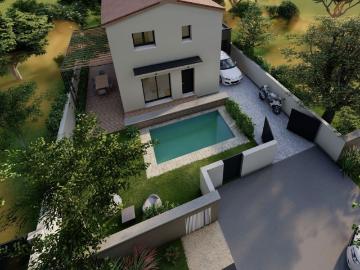 Projet de construction d'une maison 80 m² avec terrain à SAINT BAUZILLE DE MONTMEL 34