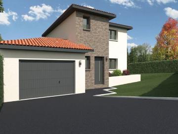 Projet de construction d'une maison 80 m² + garage avec terrain à VAUGNERAY 69
