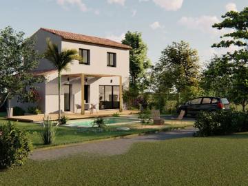 Projet de construction d'une maison 82 m² avec terrain à VALERGUES 34