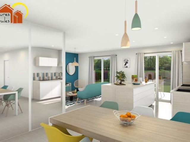 Projet de construction d'une maison 94 m² avec terrain à SAINT CYR SUR MENTHON 01