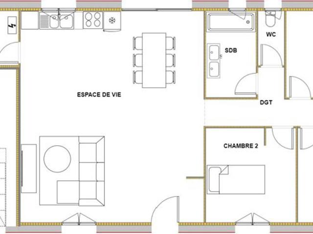 Projet de construction d'une maison 94.95 m² avec terrain à CANEJAN 33