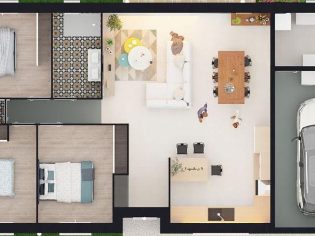 Projet de construction d'une maison 95 m² avec terrain à SAINT SAUVIER 03