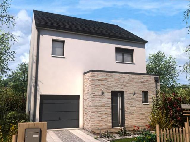 Projet de construction d'une maison 95.85 m² avec terrain à LA GOUESNIERE 35