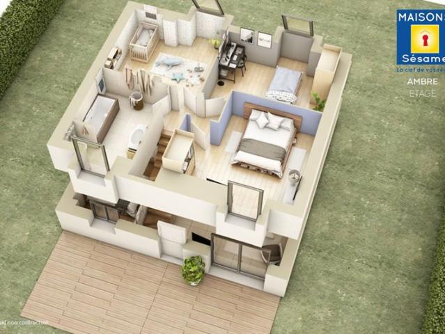 Projet de construction d'une maison 96 m² avec terrain à SALINS 77