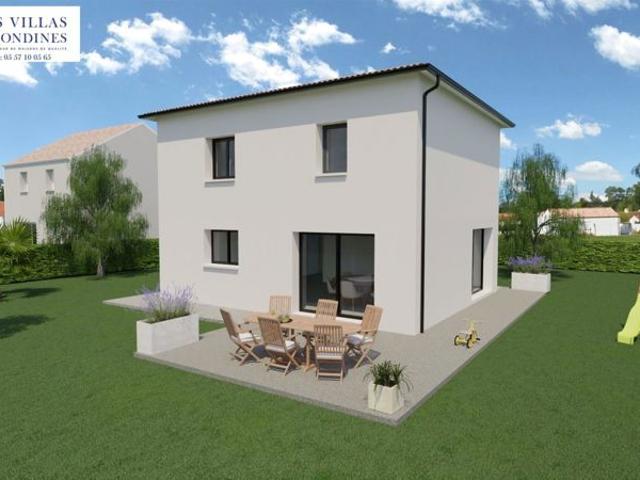 Projet de construction d'une maison 98.08 m² avec terrain à CAVIGNAC 33