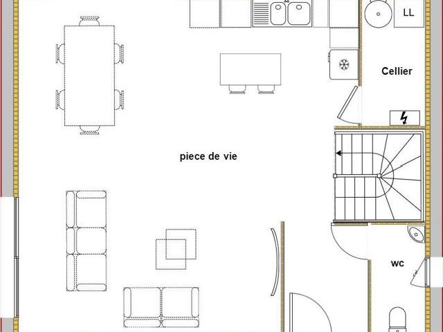 Projet de construction d'une maison 98.08 m² avec terrain à CENAC 33