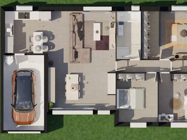 Projet de construction d'une maison 90 m² avec terrain à MARCORIGNAN 11