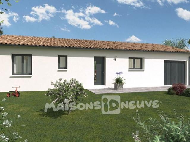 Projet de construction d'une maison 90 m² avec terrain à SALAUNES 33