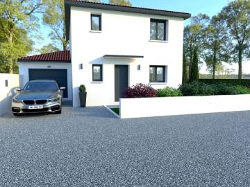Projet de construction d'une maison 90 m² + garage avec terrain à VILLARS LES DOMBES 01