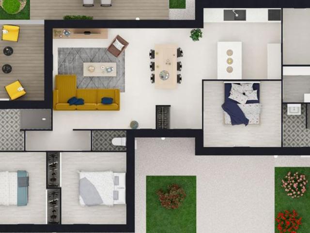 Projet de construction d'une maison 92.6 m² avec terrain à SAINT GENEST 03