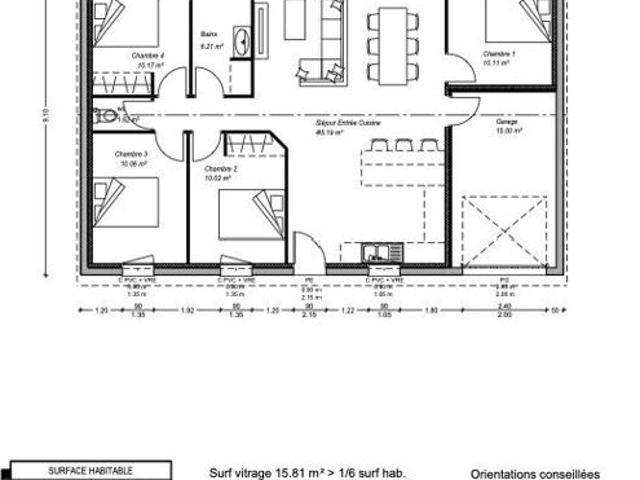 Projet de construction d'une maison 93 m² avec terrain à MACAU 33