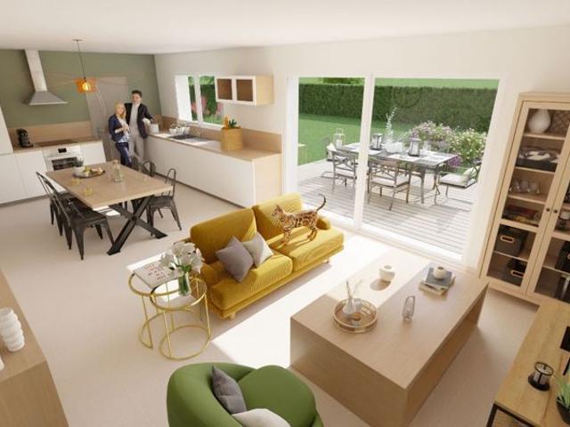 Projet de construction d'une maison 93.72 m² avec terrain à DURDAT LAREQUILLE 03