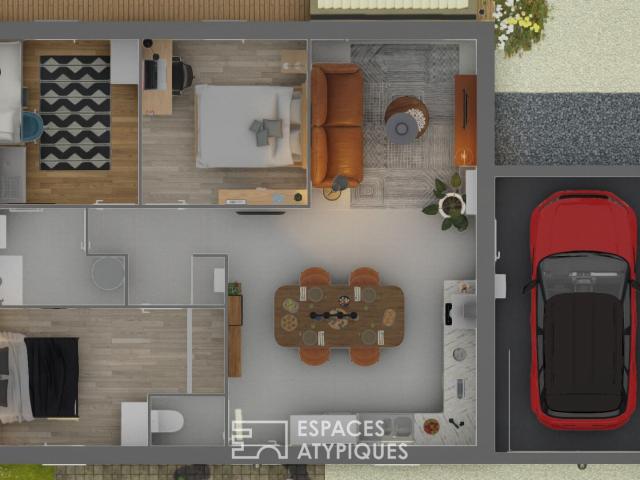 Projet de construction de maison sur les hauteurs de Vienne
