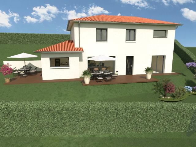 Projet maison neuve format familial suite parentale rez de chaussée
