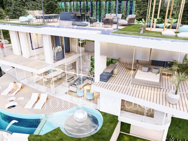 Projet neuf: Villa exceptionnelle avec vue mer panoramique 476m² Eze