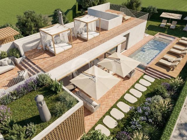 Projeto autorizado para villa contemporânea próxima de V 541m² Almancil