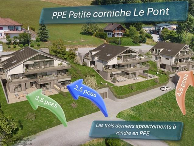 Promotion La Petite Corniche le Pont Wohnung Lot A 1 von 4,5 p