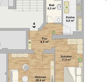 Apartment for rent in Striesen-Ost - Garten