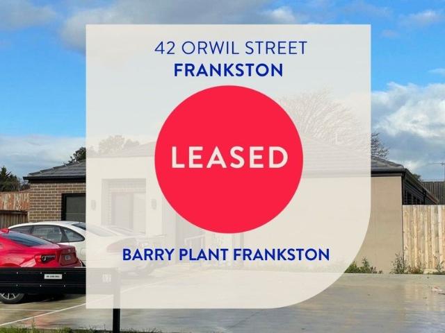 PROPERTY LEASED NO FURTHER INSPECTIONS BARRY PLANT FRANKSTON 9781 3100