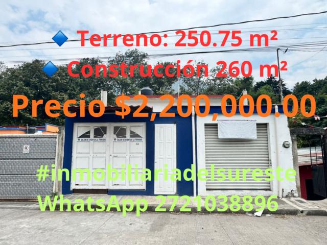 PROPIEDAD CON GRAN POTENCIAL COMERCIAL Y HABITACIONAL EN VENTA Nogales Veracruz $2’200,000.00