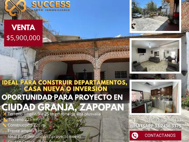 Propiedad con Potencial para Proyecto – Ciudad Granja, Zapopan