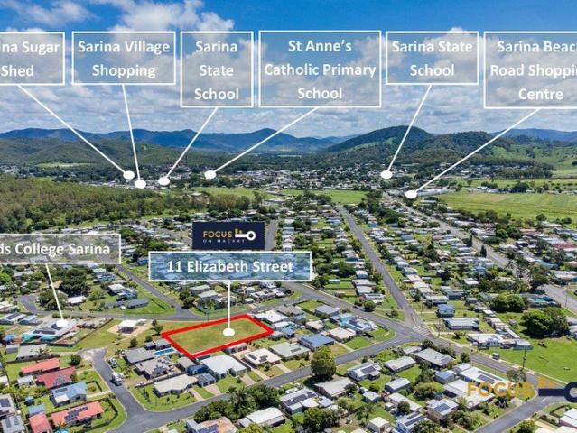 Lots 1 & 3. 11 Elizabeth Street Rare 800m² Land Release in Established Sarina Location