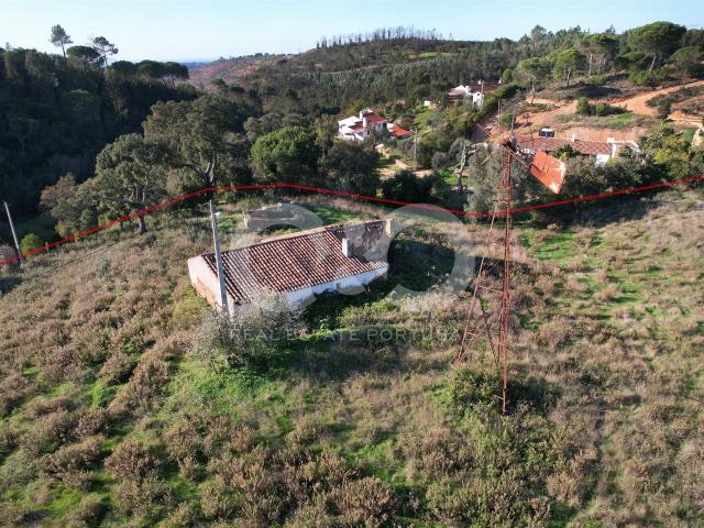 Propriedade de 2,2 hectares com ruína para recuperar em Relv. 43m² São Teotónio
