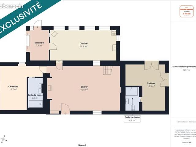 Propriété 7 pièces 221 m²