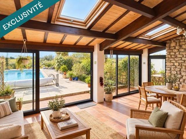 PROPRIÉTÉ CHARENTAISE / GÎTE, PISCINE / 4 233 M² DE TERRAIN