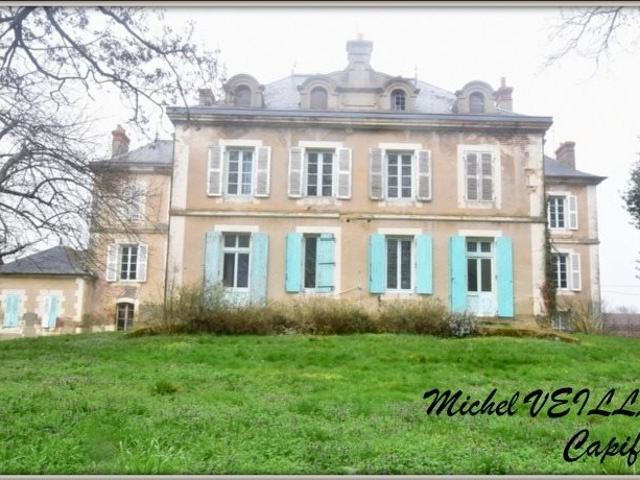 Propriété à vendre avec bâtisse de 15 pièces, 2 gîtes, terra. 633m² Villeneuve sur Allier