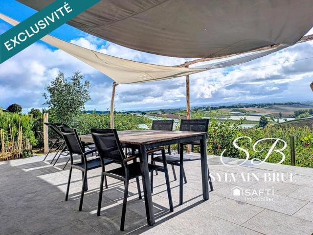 Propriété atypique avec hangar et vue panoramique