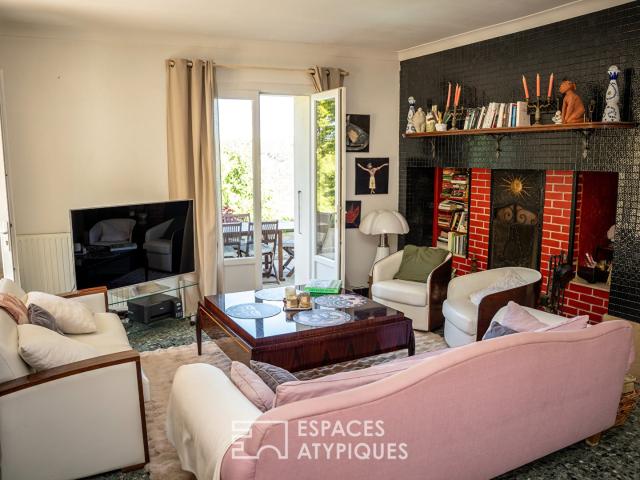Propriété avec 2 maisons, piscine et un panorama sur la natu. 184m² Saint Vincent de Durfort