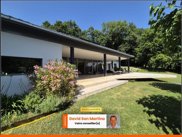 Propriété d’architecte contemporaine unique– Prestations hau. 210m² La Romieu