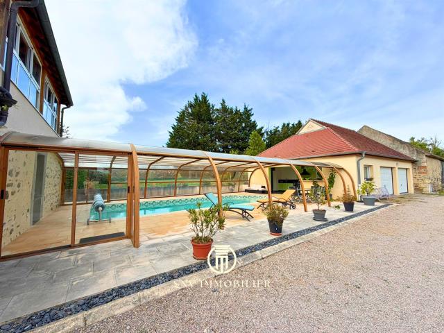 Propriété d’Exception Deux habitations rénovées, piscine cou. 441m² Saint Pourçain Sur Sioule