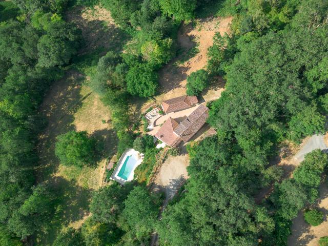 Propriété de campagne avec piscine, annexe et vue panoramique