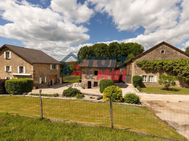 Maison de caractère, gîte indépendant et dépendances sur 5 5. 198m² Fougerolles Saint Valbert