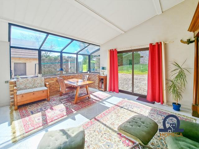 Propriété de caractère avec étang fondé en titre sur 9,4 hec. 166m² Le Theil