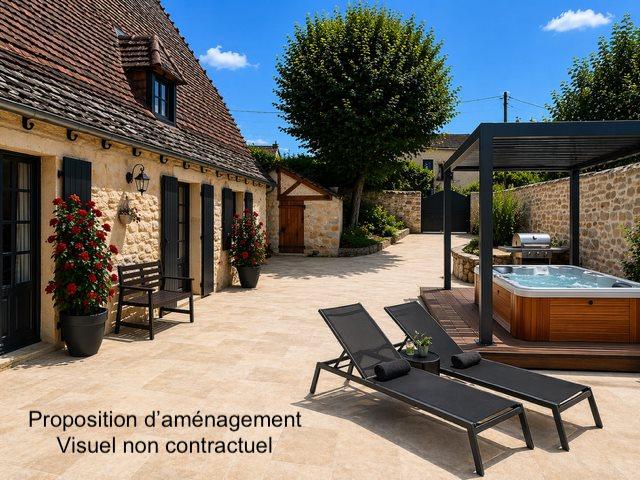Propriété en pierre rénovée avec dépendances – Périgord Noir. 220m² Saint Cybranet