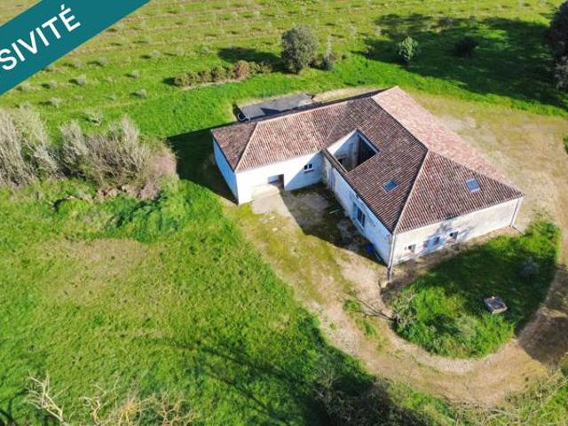 Propriété en pierre – 360 m² – 1,5 hectare – Oliviers – Projet d'exception à finaliser