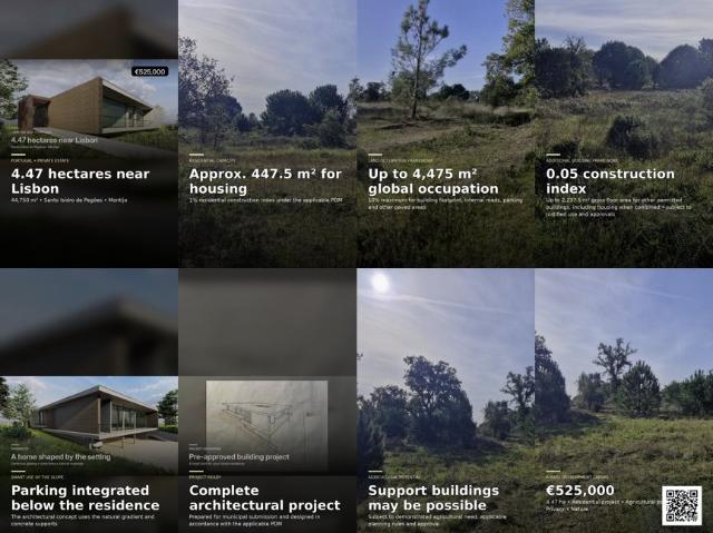 Propriété exceptionnelle 450m² Pegões