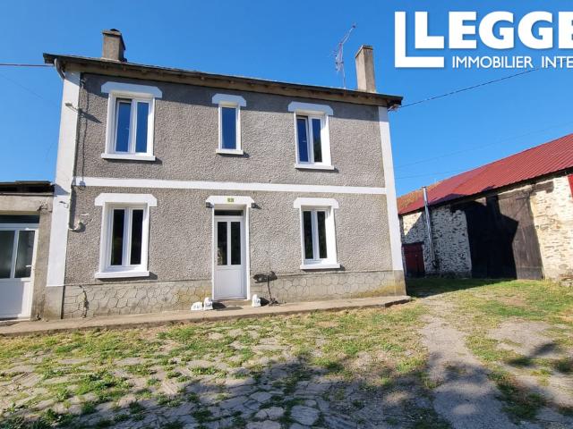 Propriété individuelle de 3 chambres avec grange et terrain