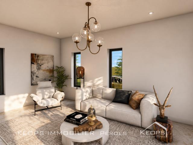 Propriété sur 950 m2 constructibles avec projet de construction