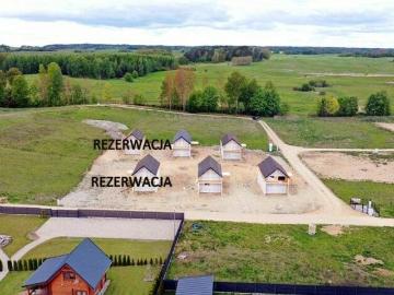 Urokliwy dom na Mazurach, 80 m2, surowy zamknięty