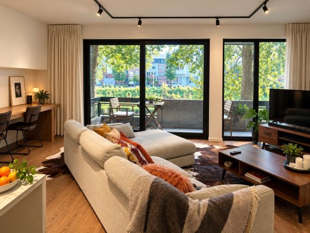 Prachtig appartement met waterzicht aan de Coupure