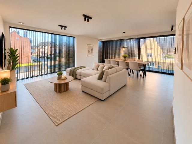 PRACHTIG HOEK APPARTEMENT TE OOSTROZEBEKE
