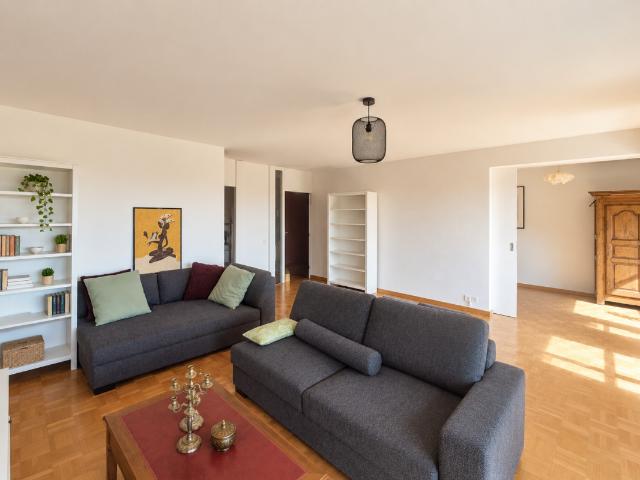 Prächtige 3 Zimmer Wohnung mit Balkon und ungehinderter Sicht – Petit Saconnex