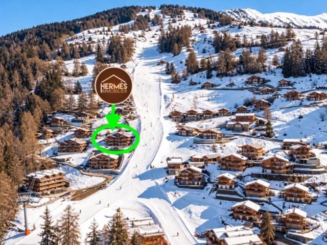 Prächtige 4,5 Zimmer Wohnung in Veysonnaz – Ski in / Ski out – Panoramaterrasse