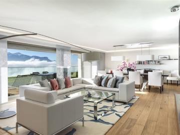 Prächtige 6.5 Zimmer Wohnung mit markanter Sicht auf den See
