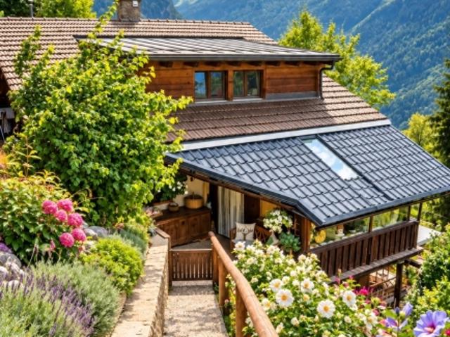PRÄCHTIGE, FREISTEHENDE CHALET LES MARMOTTES ZUM VERKAUF IN GRYON