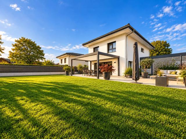 Prächtige freistehende Villa mit 4,5 Zimmern, Terrasse und Garten